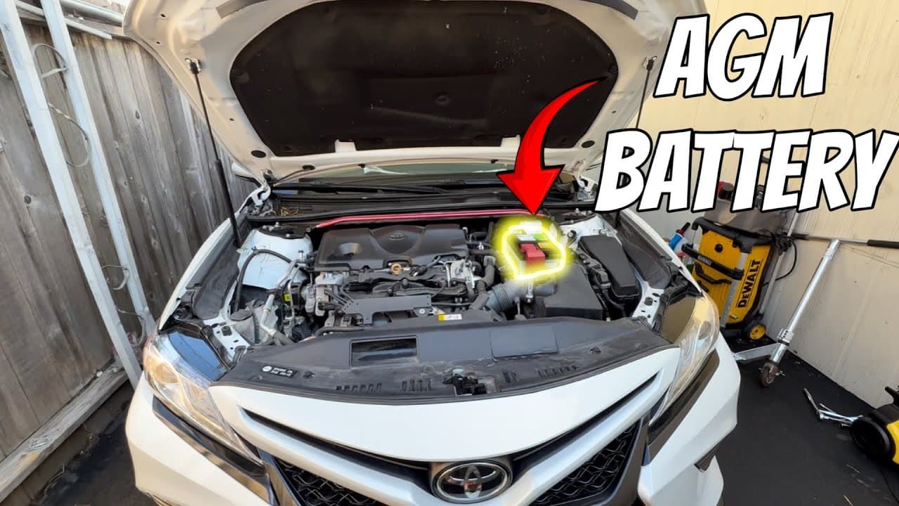 2018-2024 TOYOTA CAMRY Battery Replacement 