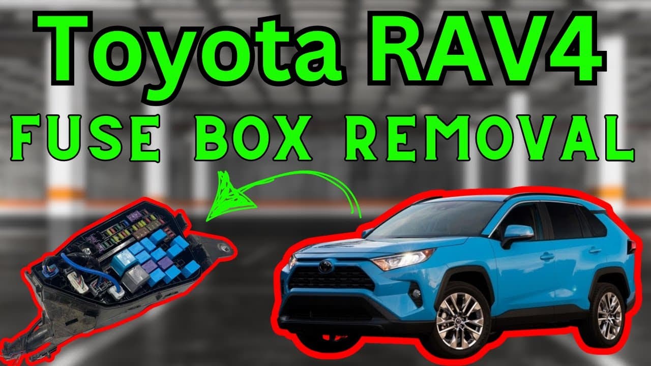 2019-2023 Toyota RAV4 Fuse Box Removal (take it apart)