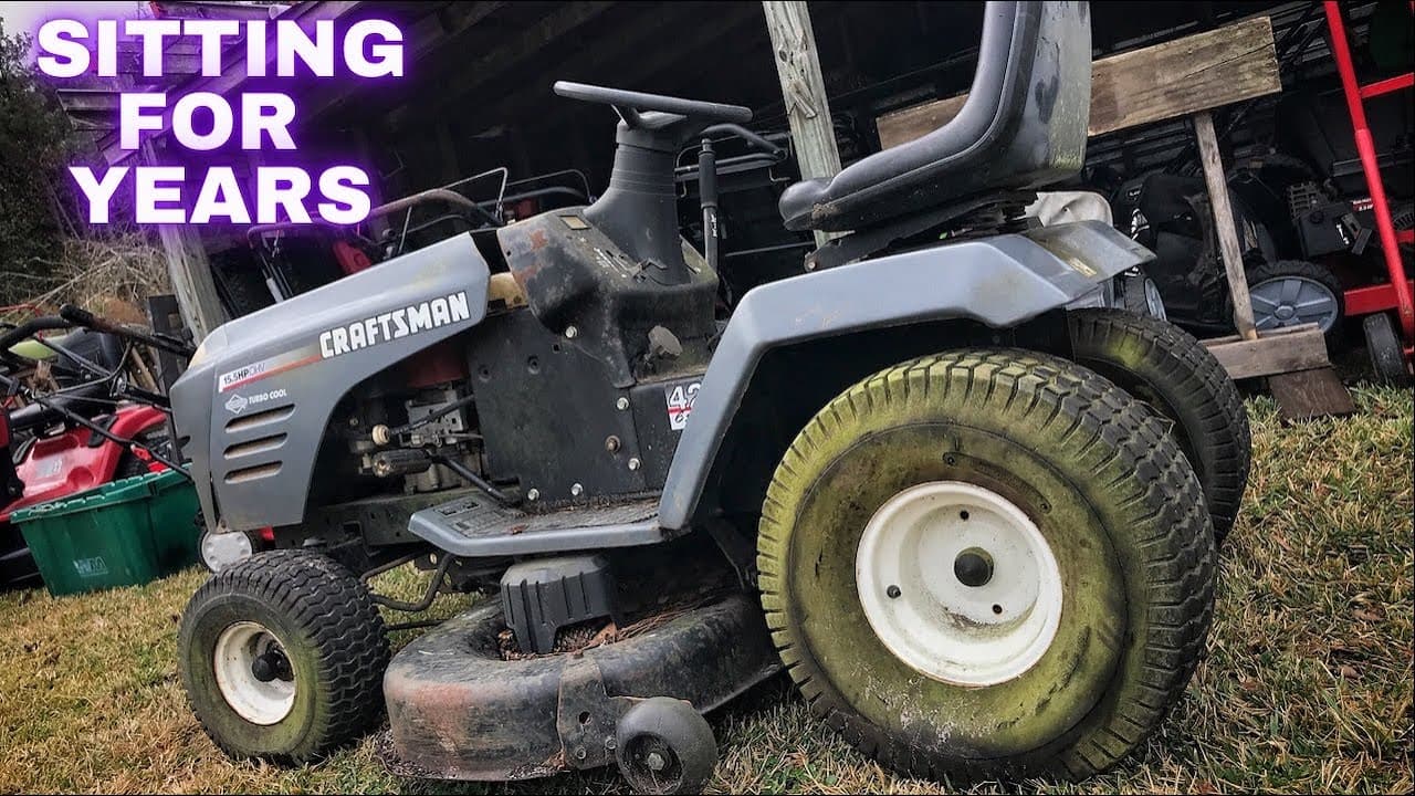 RIDING MOWER ABANDONED FOR YEARS | Let's Fix It Up