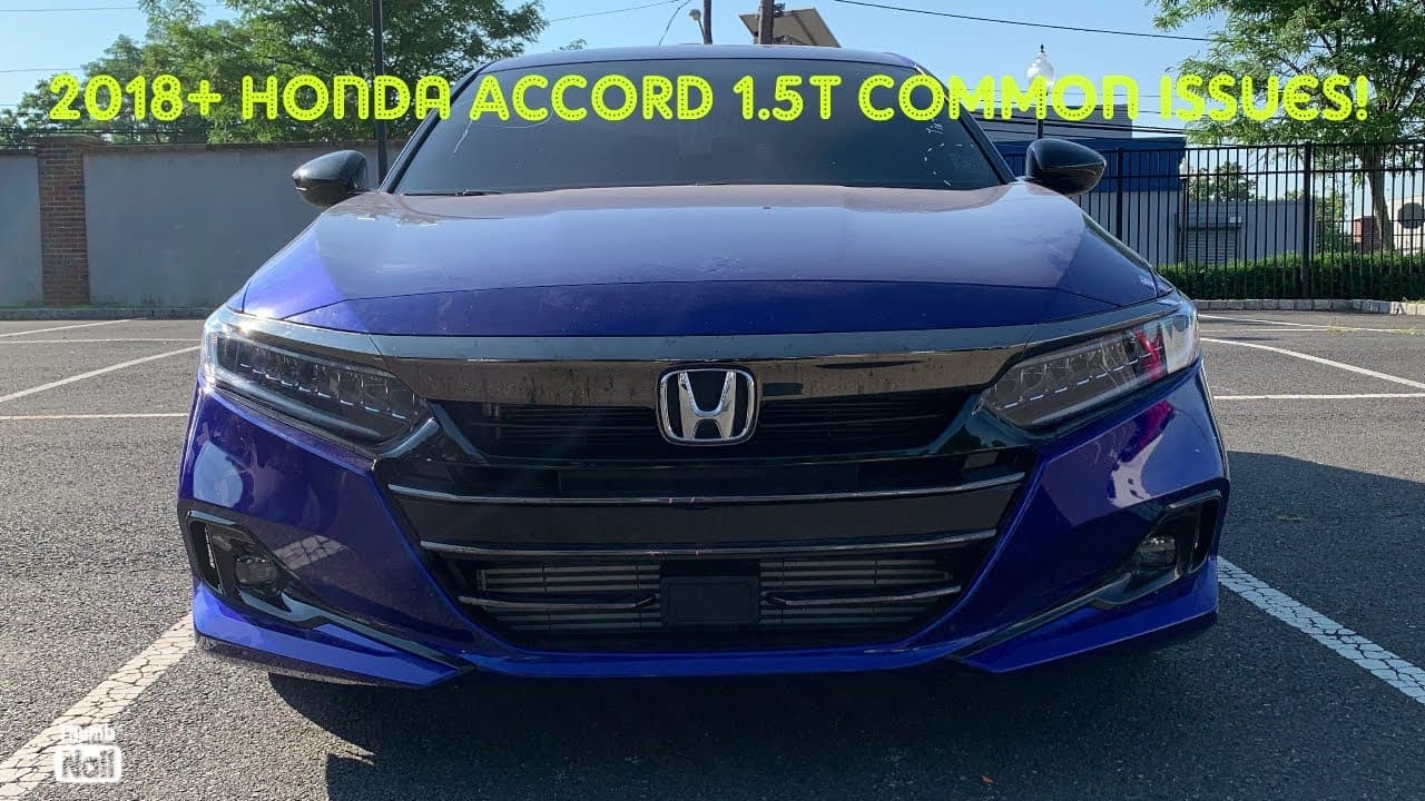 2018 + Honda Accord 1.5t common issues!