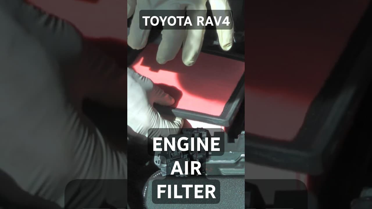 Toyota RAV4 (2019-2025): Engine Air Filter Replacement. #rav4 #morozovautomotive