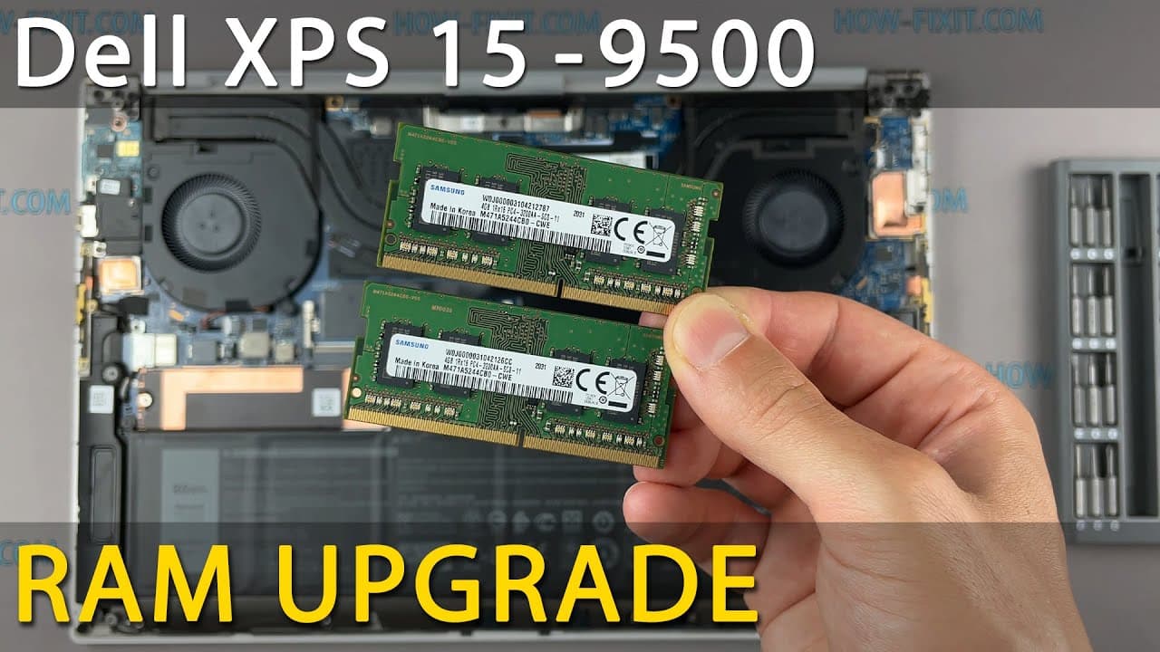 Dell XPS 15 9500 RAM Upgrade and Install - Your Step-by-Step DIY Guide!