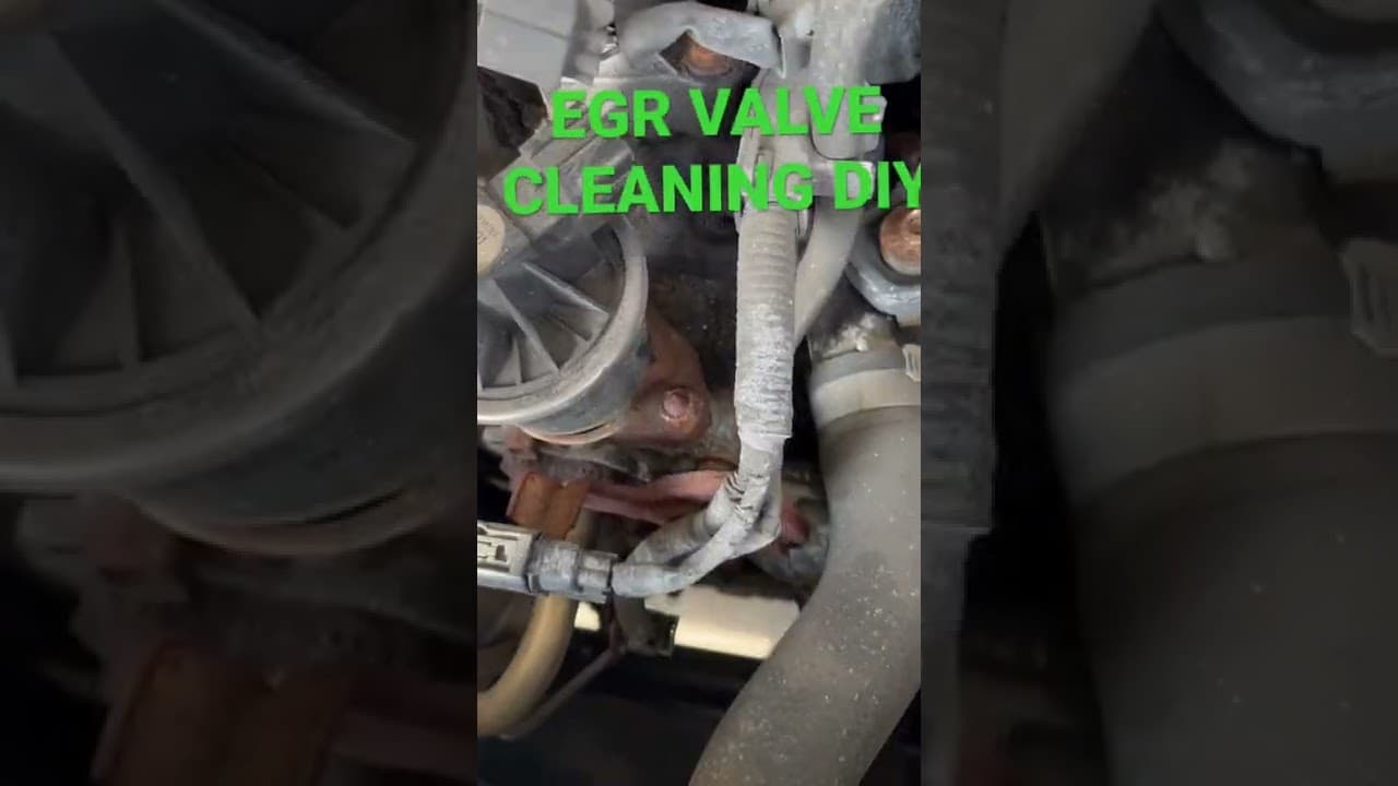 HONDA EGR VALVE DIY CLEANING