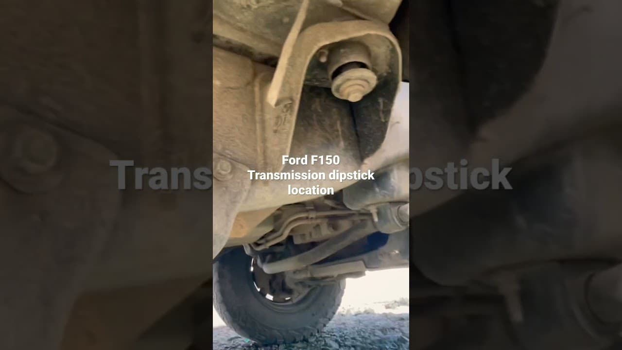 Ford f150 transmission dipstick location