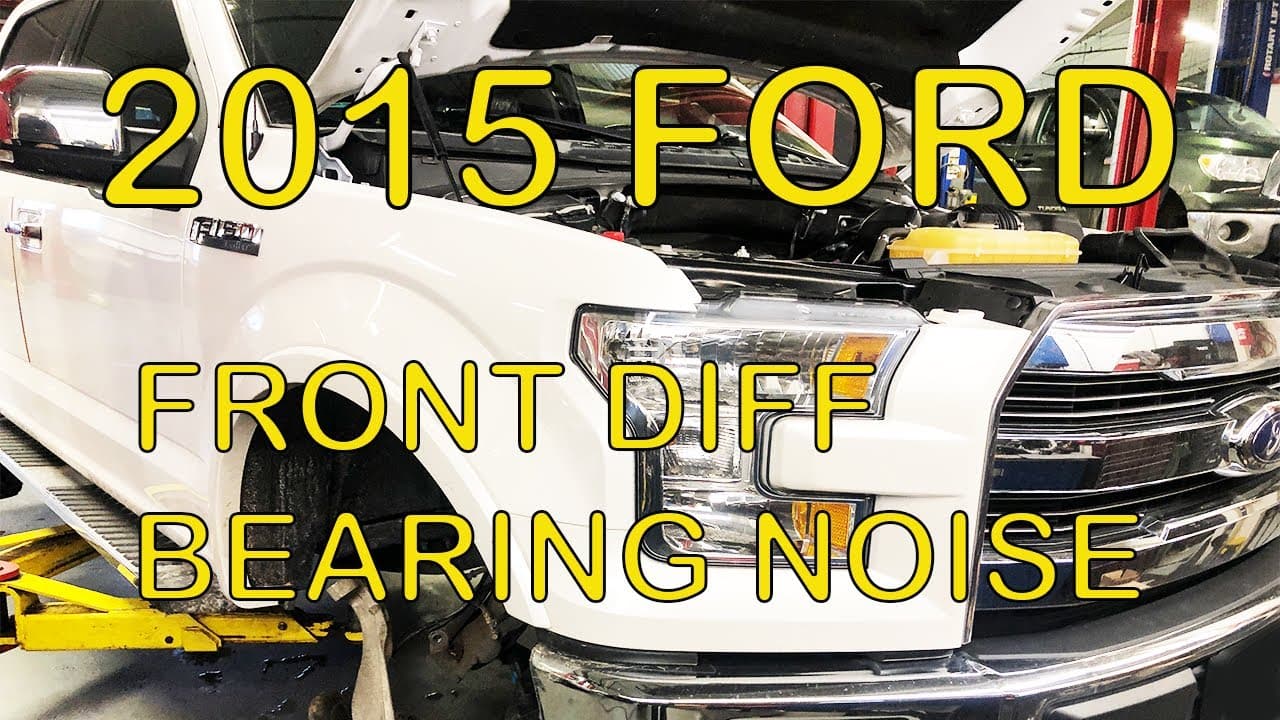 2015 Ford F150 Front differential bearing noise NOT (IWE) Integrated Wheel End