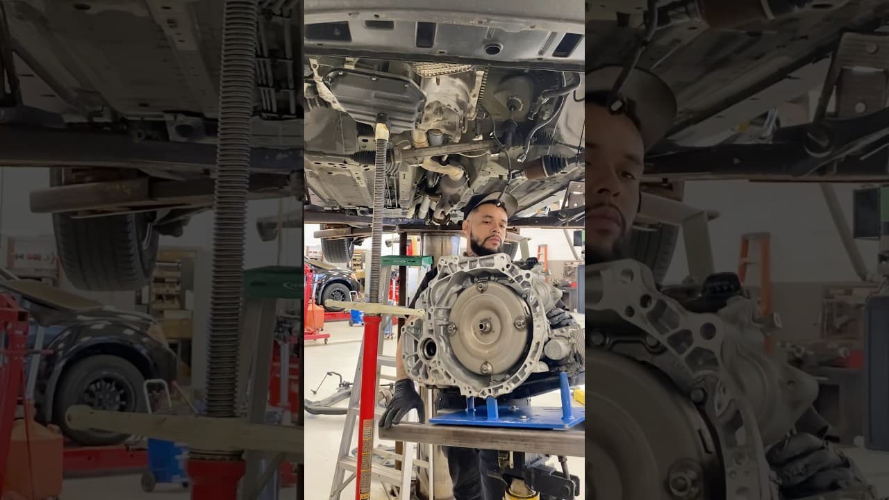 Nissan Rogue Transmission Replacement #cvt #nissan #tiktok #technician #welding