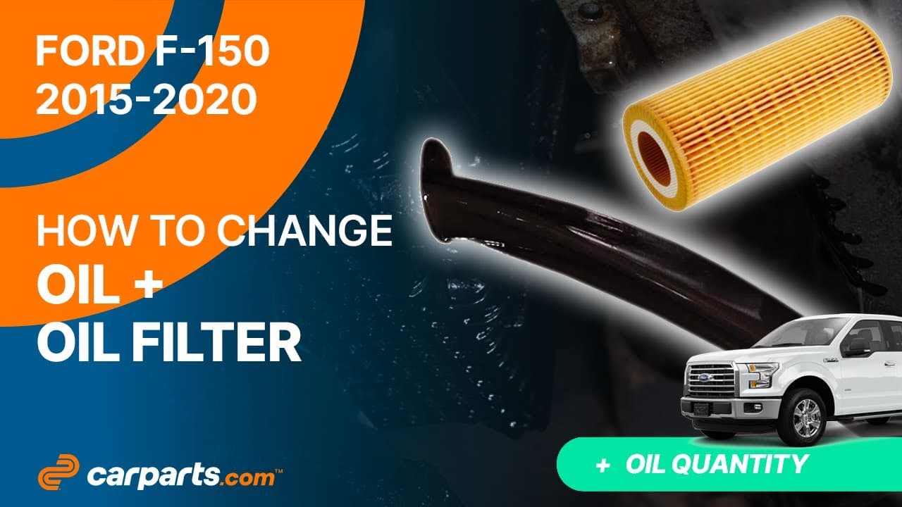 How to Change the Oil and the Oil Filter 2015 - 2020 2.7 Ford F-150 🛢