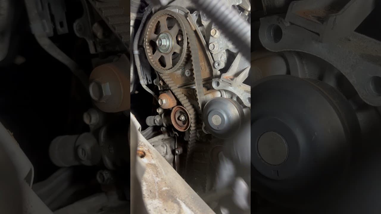 Quickest way to replace a timing belt on a Honda pilot 3.5L Part 1 #timingbelt #hondapilot