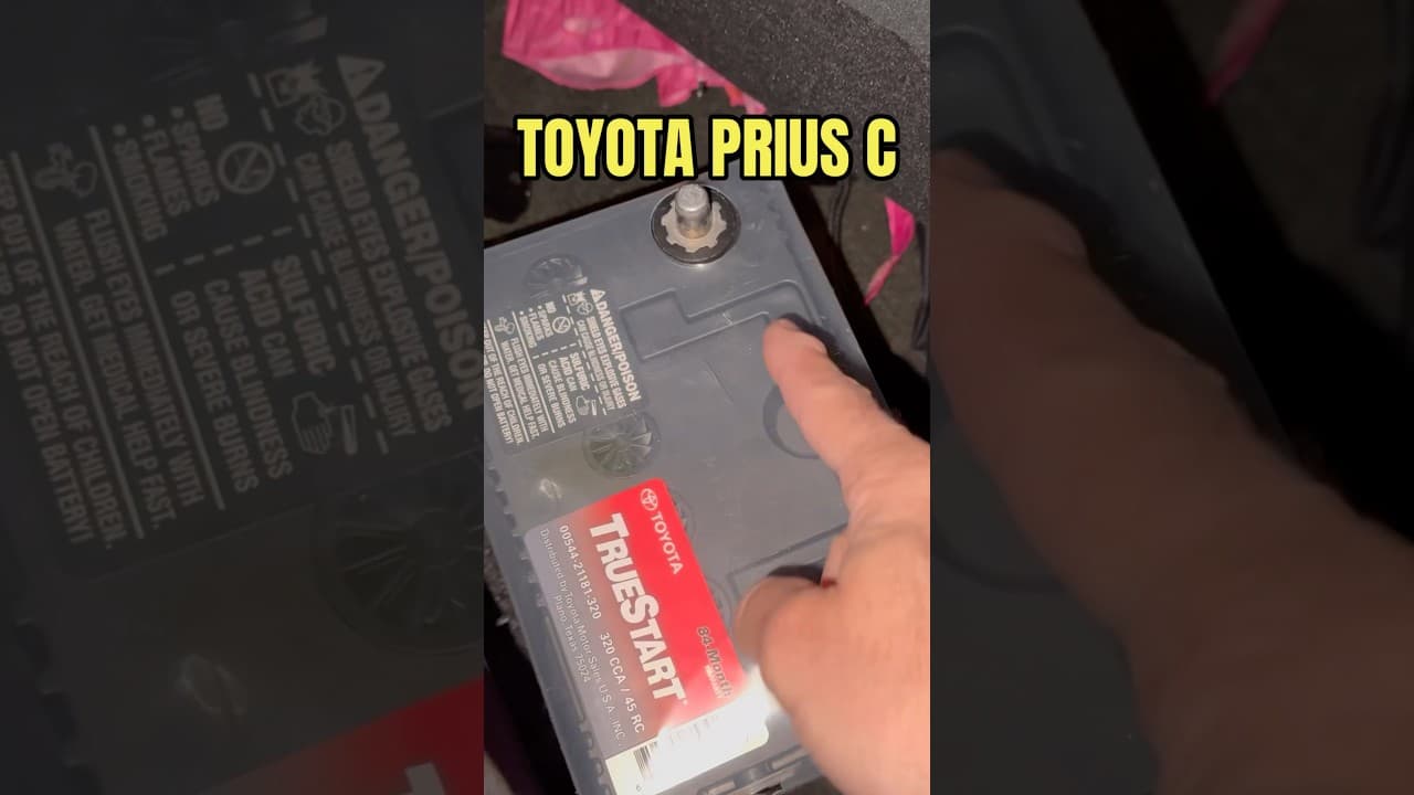 REPLACING PRIUS C 12v BATTERY