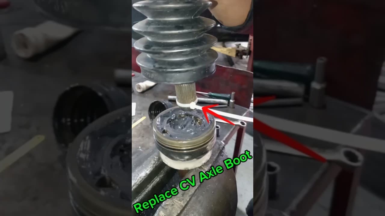 Mechanic Tricks And Tips/Replace CV Axle Boot#automobile #car #axle#tips #@AutoMechanic88