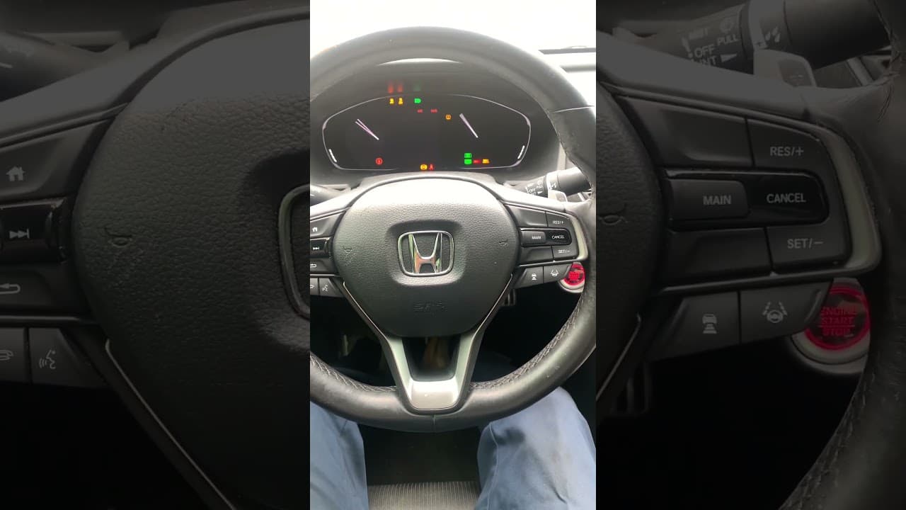 2020 Honda Accord Sport 1.5t Start up
