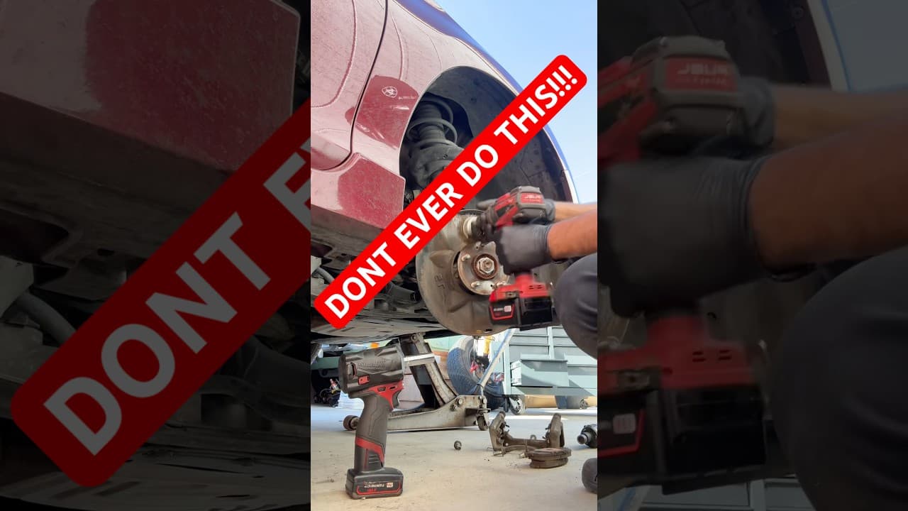 This is the correct way to replace brakes! No Exceptions!  #mechanic #cars #automotive #toyota #fix