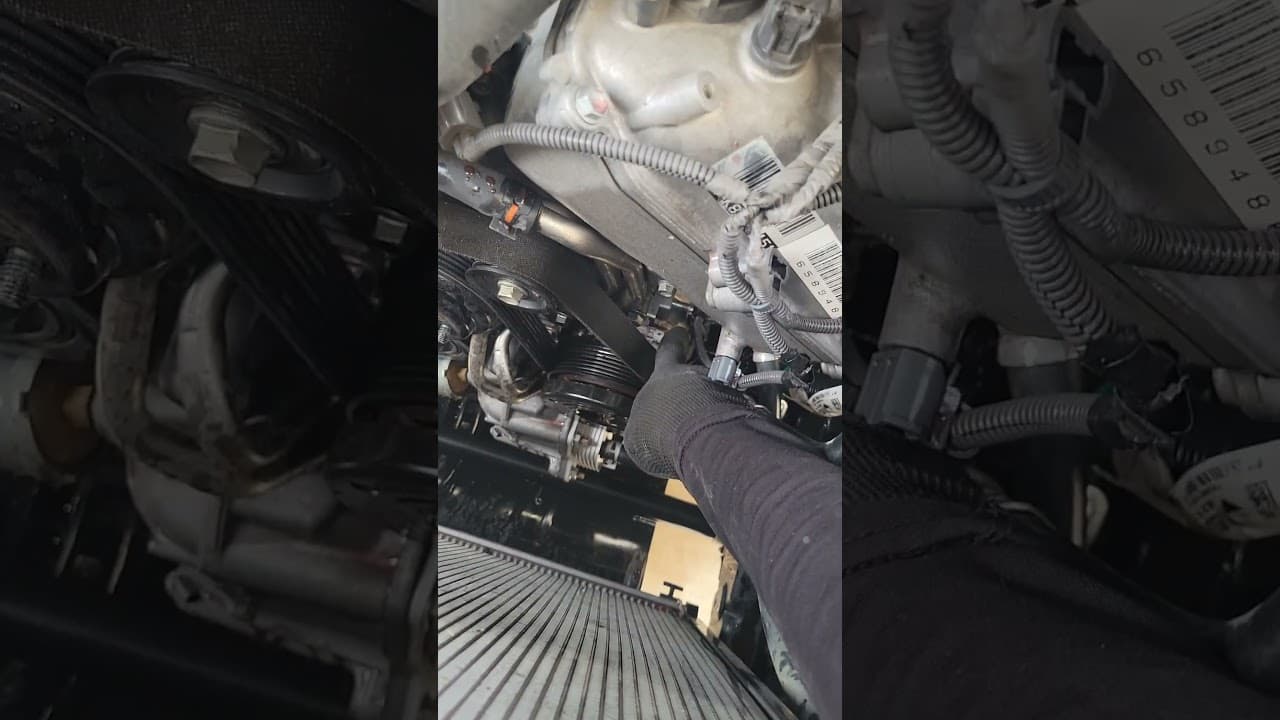 Toyota tundra 1234yr! a/c compressor removal #automobile #mobimechanic #toyotatundra2022