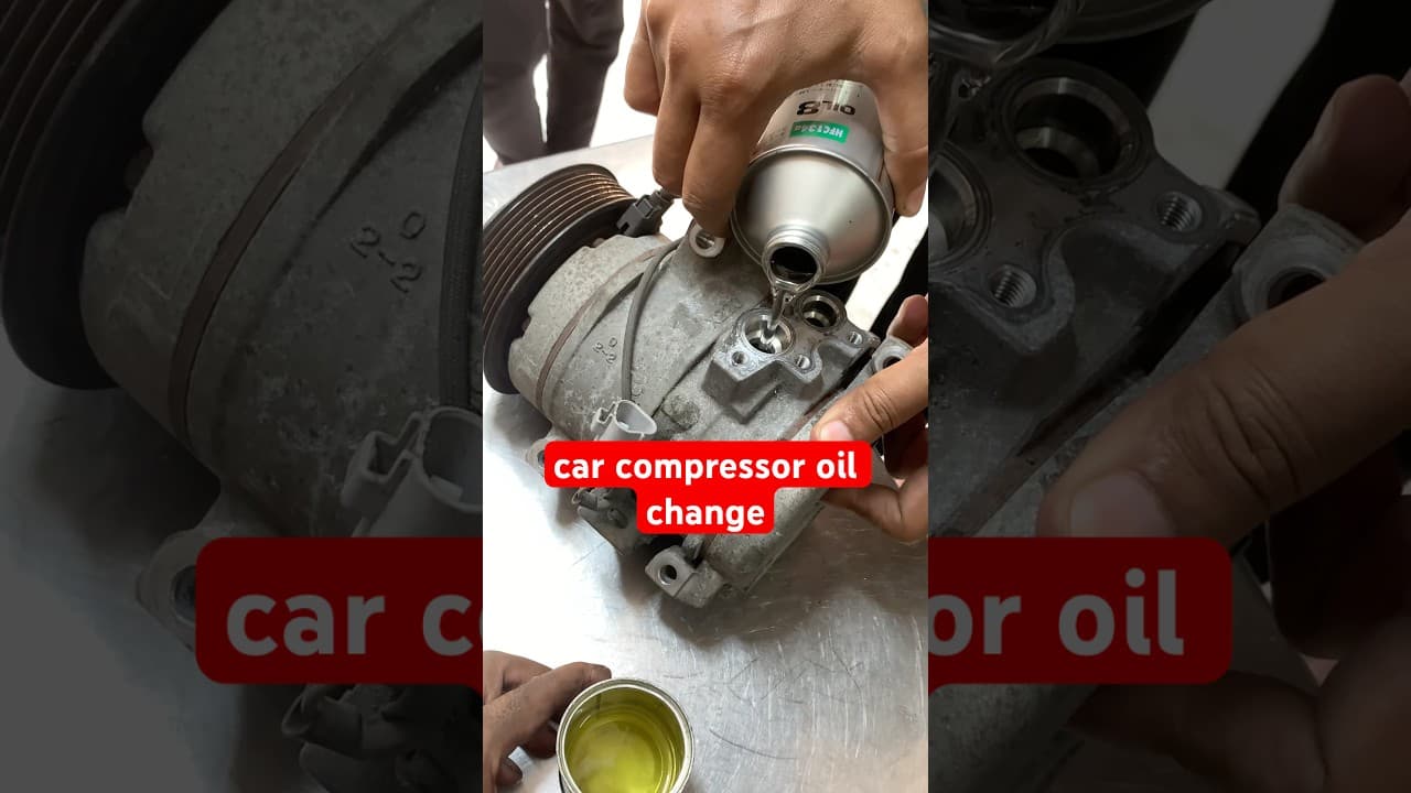 car compressor oil change | Quick Tips, #compressor #carac