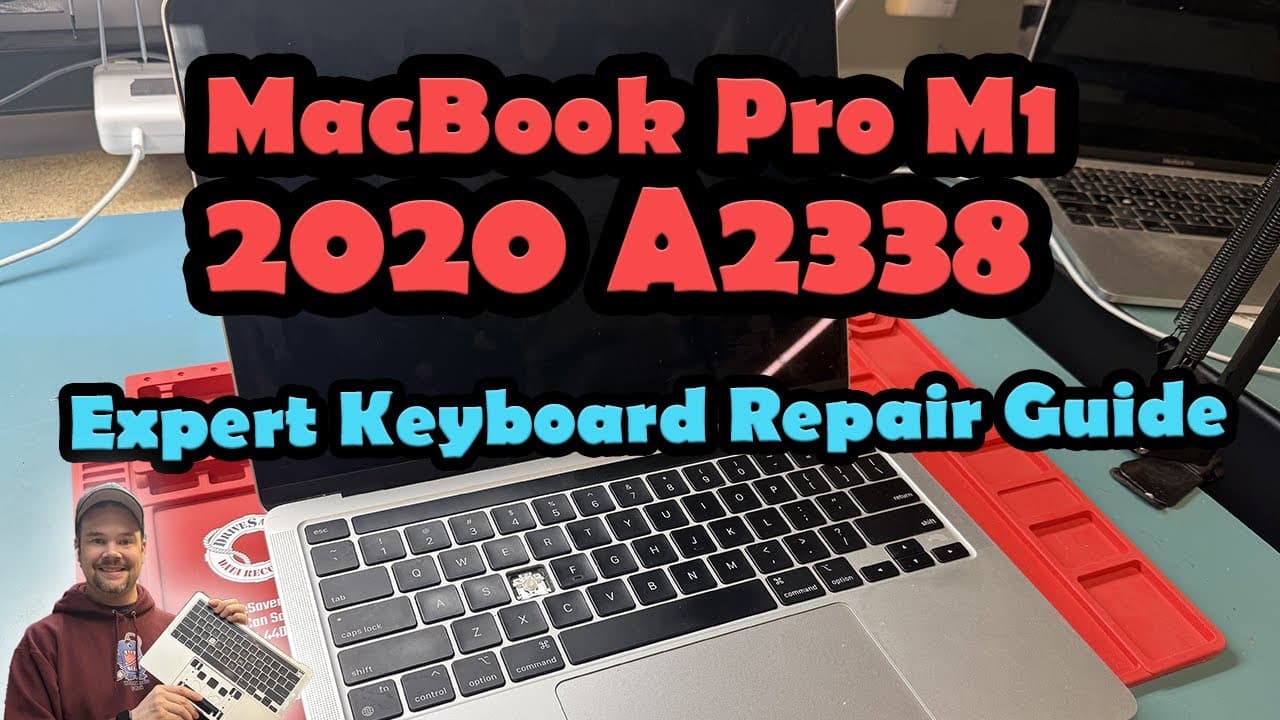 🔧 MacBook Pro M1 2020 A2338 Top Case Keyboard Replacement Guide | DIY Repair Tutorial