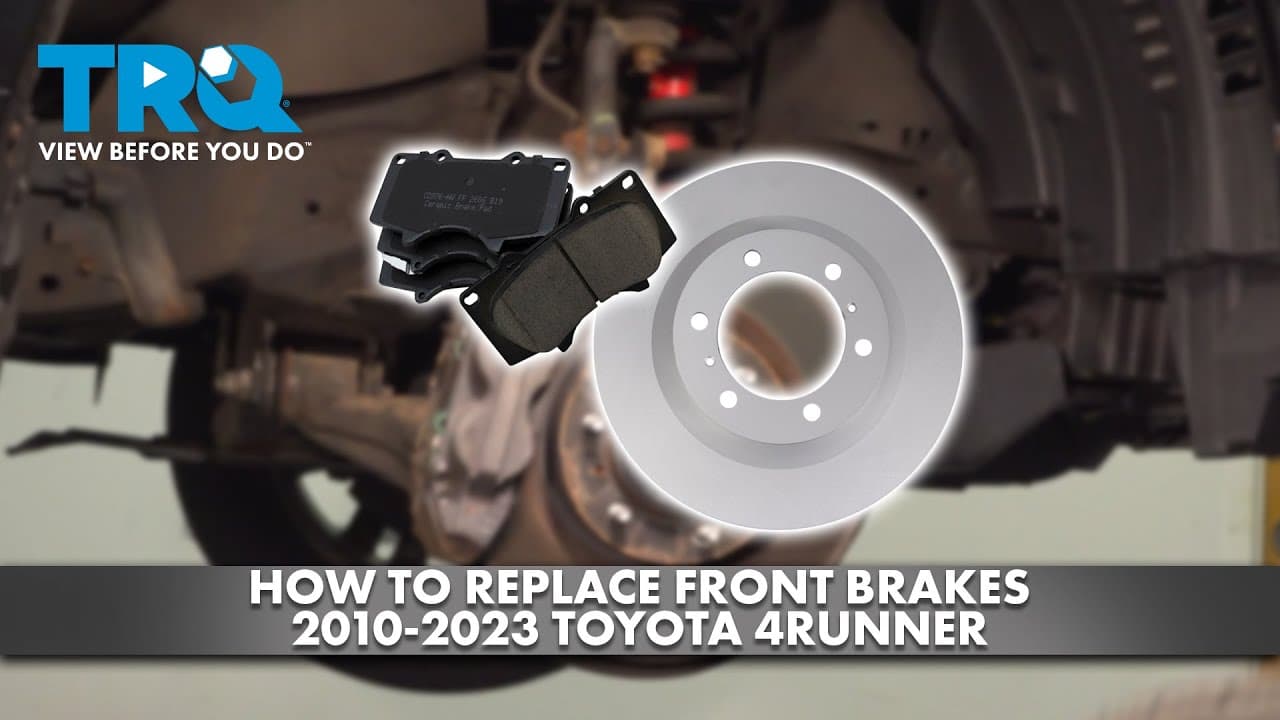 How to Replace Front Brakes 2010-2023 Toyota 4Runner