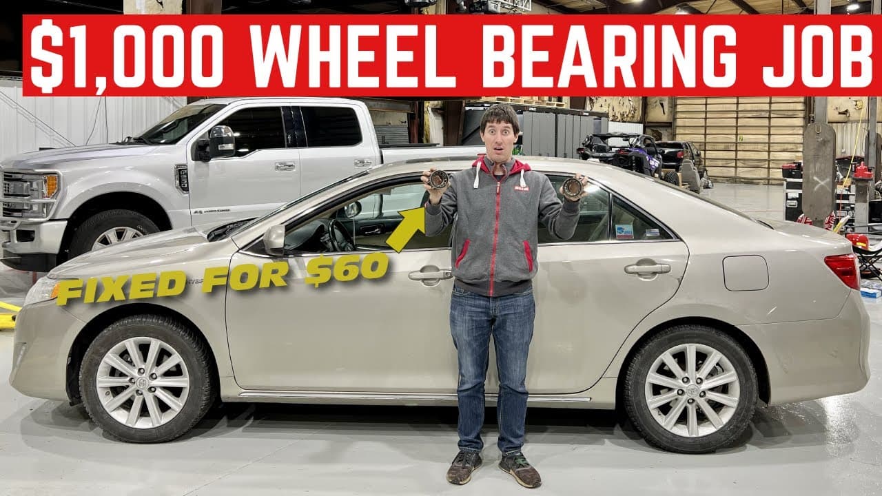 Toyota Charges OVER $1,000 To REPLACE These Camry Wheel Bearings
