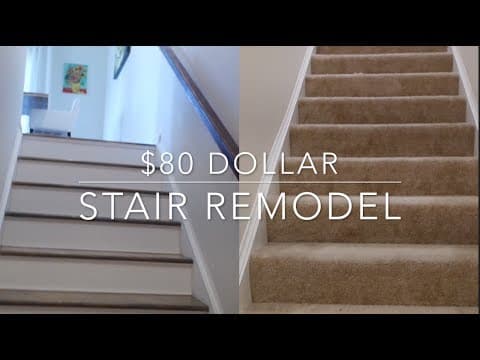 $80 Stairs Makeover | DIY
