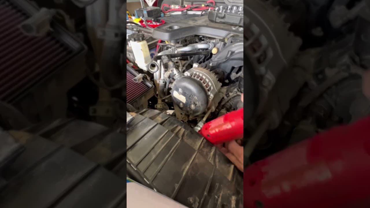 Alternator replacement on 2019 Jeep Wrangler Rubicon 3.6L