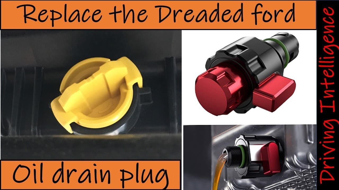 How To Prevent Bloody Mess When Draining Oil: Ford F150, Bronco Plastic Oil Drain Plug Alternative