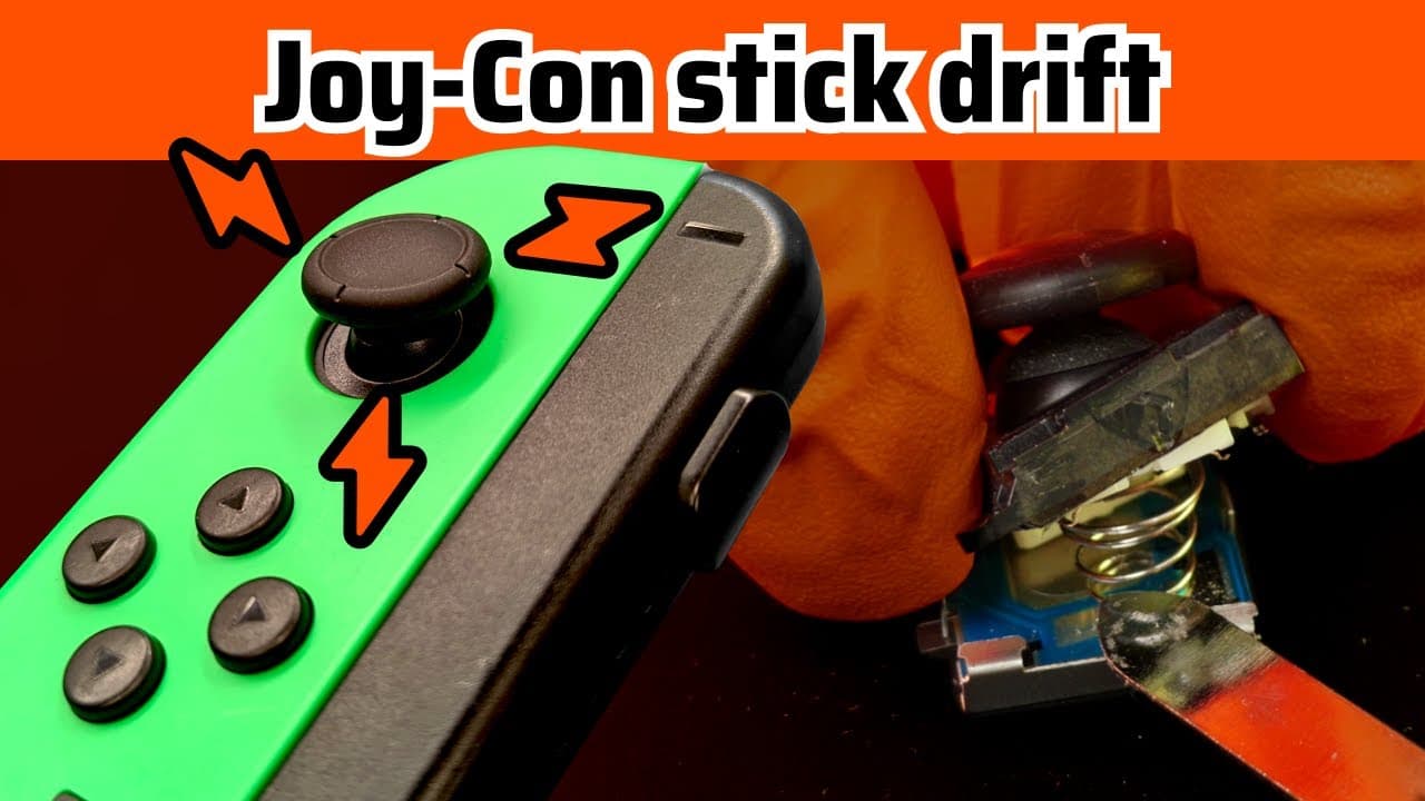 Switch Joy-Con got stuck | stick drift repair for controller | Fix n' Fumble | FixingForge