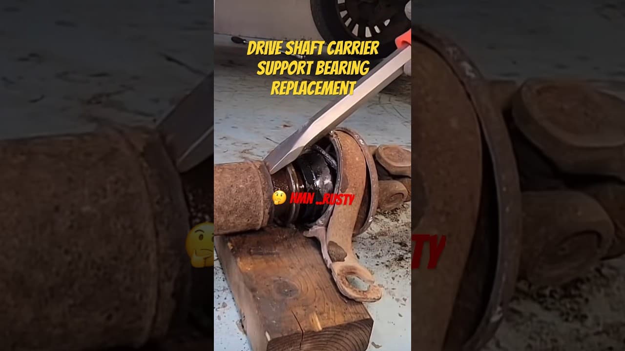 Drive Shaft Carrier Support Bearing Removal