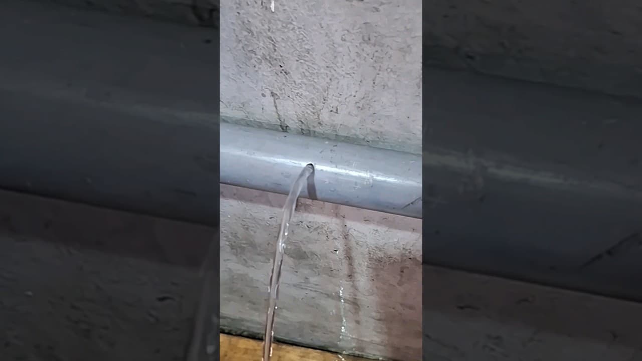 Quick Fix Pin Hole Leak on a Water Pipe #howto #lifehacks #diy #plumbing #shorts #tutorial