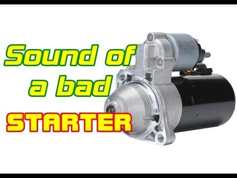 ⭐ How Does A Starter Going Bad Sound? - Sounds Of A Bad Starter - Part 2 In Description