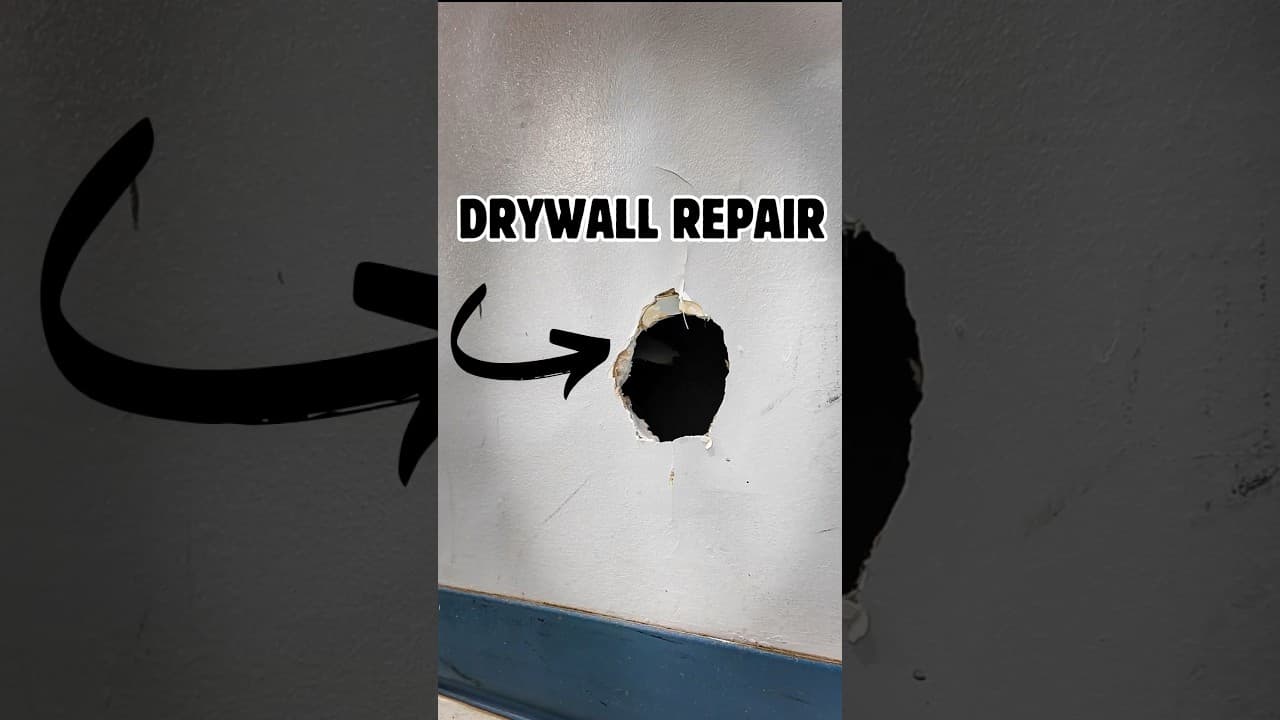 Easy DIY Drywall Repair #diy #drywall #home