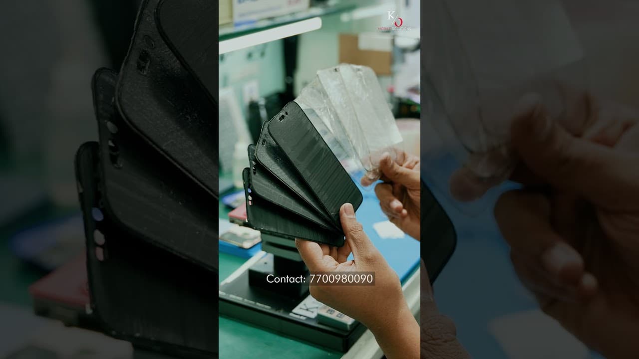 iPhone 14 Pro Display Glass Replacement x4 | Cracked Screens Fixed | ASMR Mobile Repair Reel