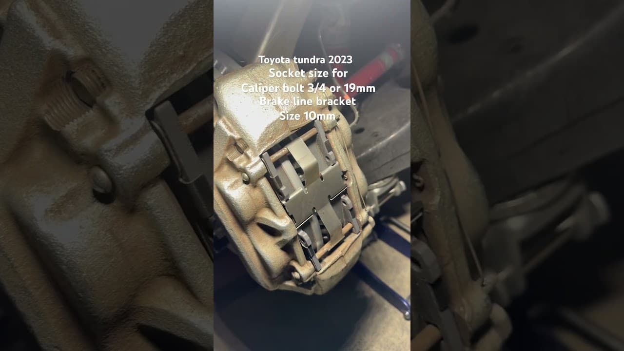 2023 Toyota tundra brake rotor / brake pads