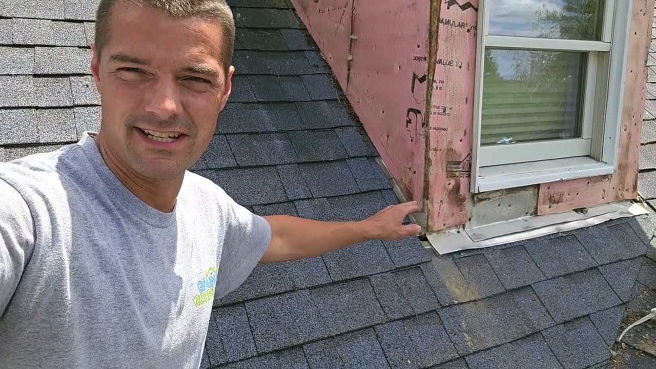 Roof wall flashing, what not to do