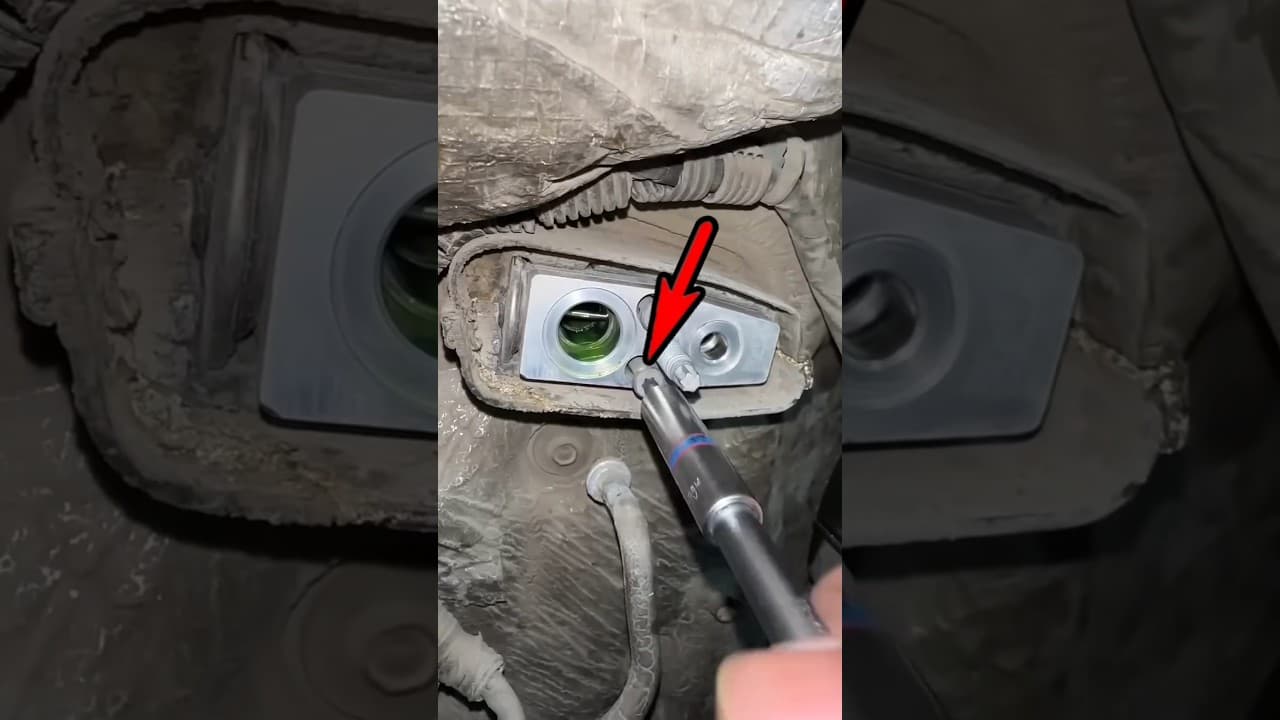 Replace AC expansion valve! #youtube #tiktok #instagram
