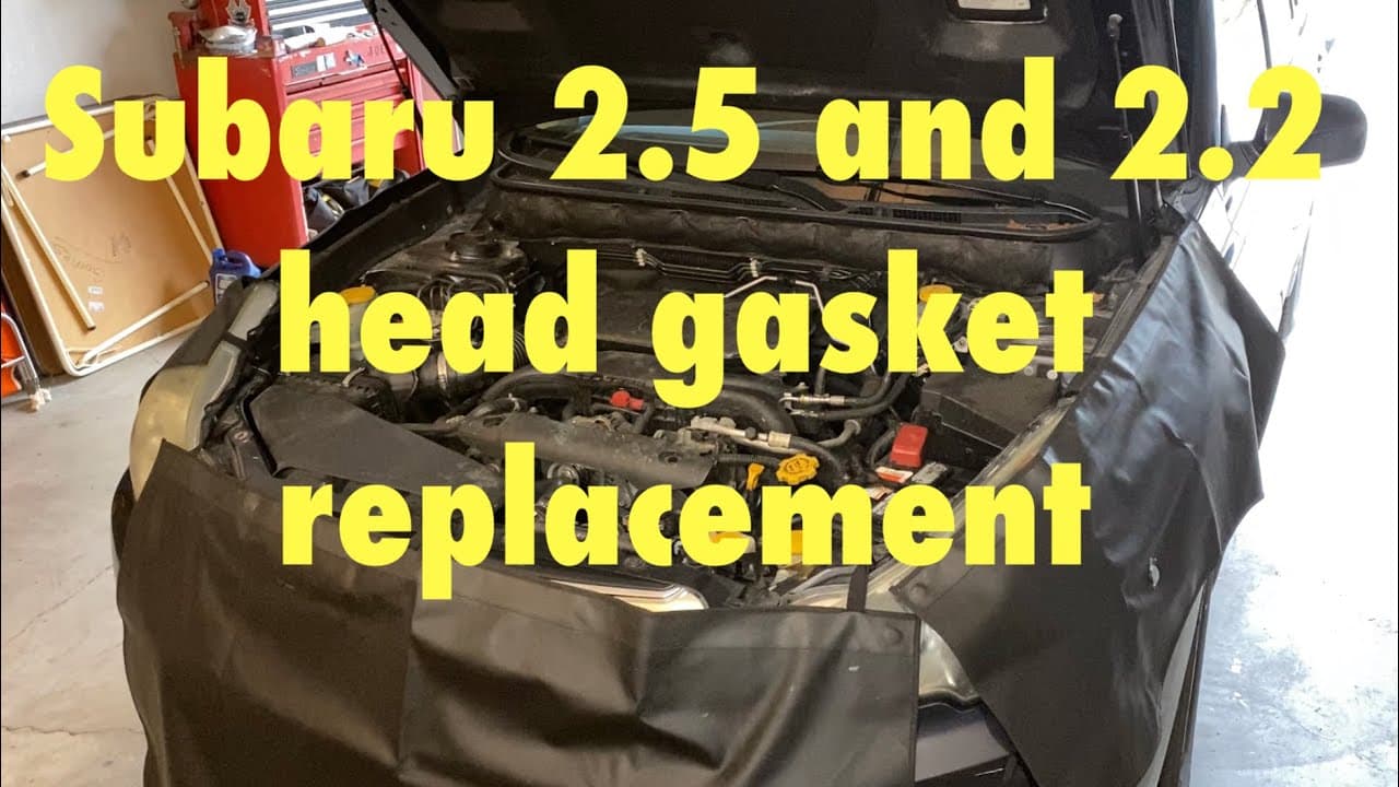 COMPLETE SUBARU HEAD GASKET REPLACEMENT start to finish