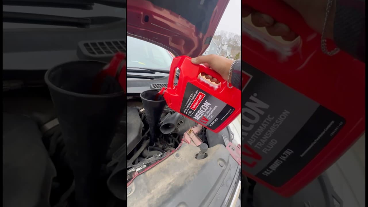 Is your Ford Escape Shuddering? Try this first. #ford #fordescape #cvt #transmission #shorts