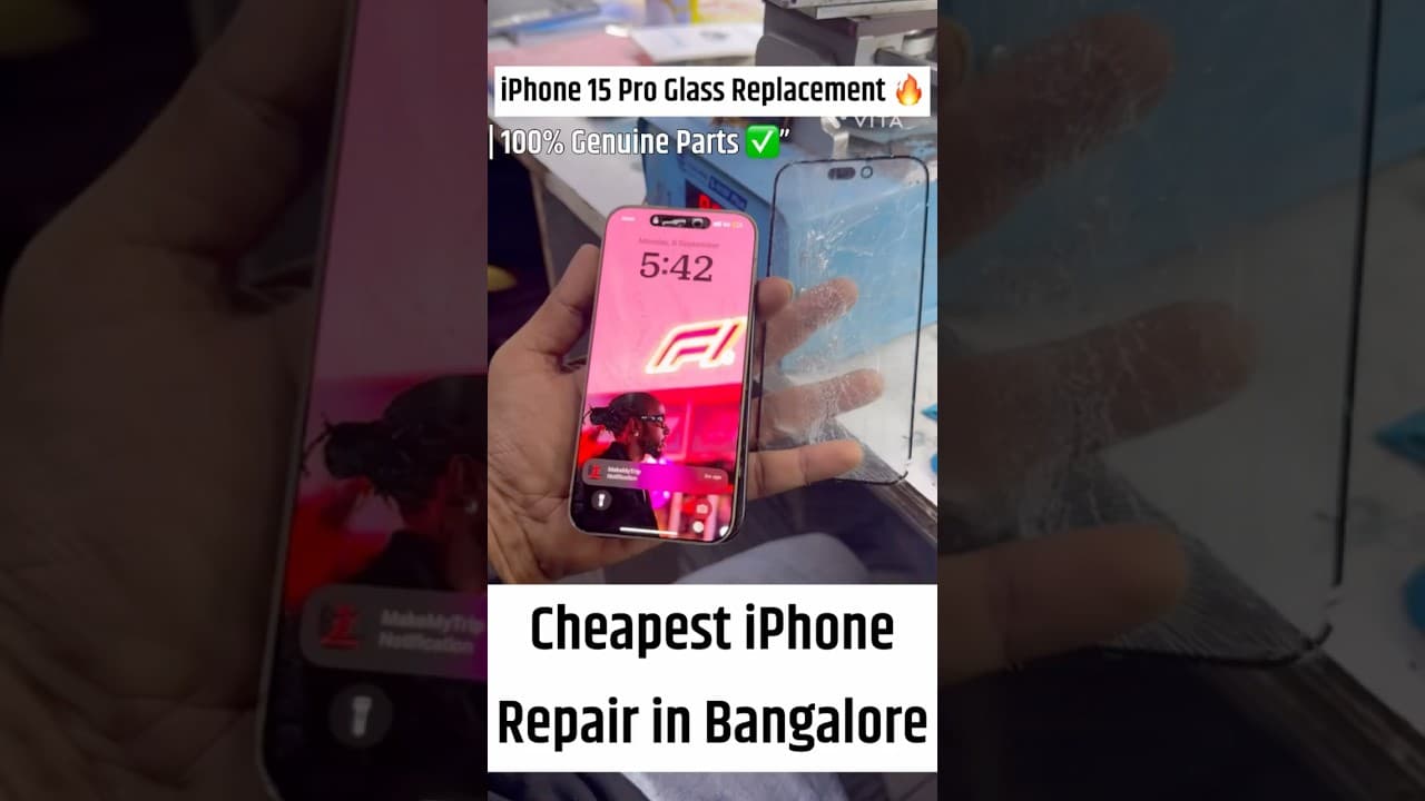 iPhone 15 Pro Touch Glass Replacement | iPhone Repair in Bangalore | Fixerbaba