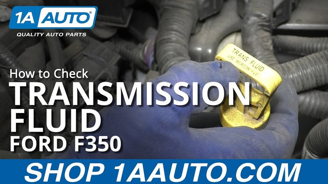 How to Check and Fill Transmission Fluid 08-19 Ford F-350