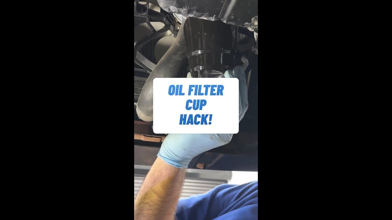 CLEAN Oil Filter Change