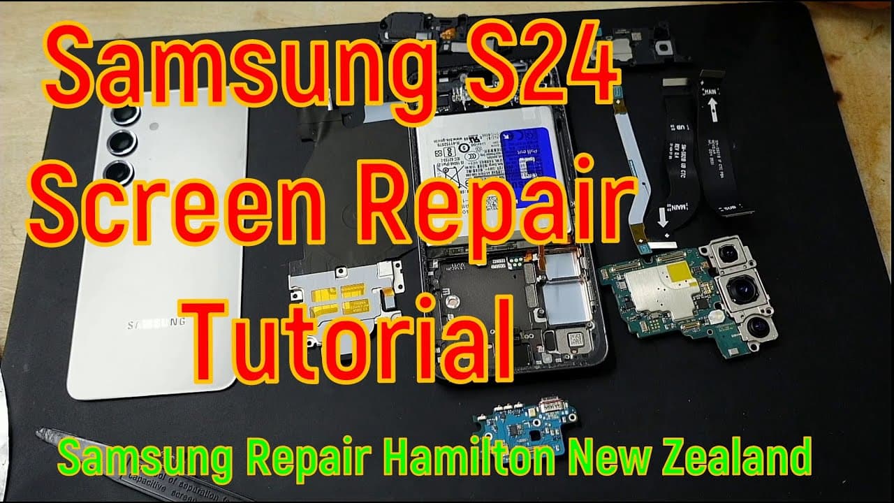 Samsung S24 Screen Repair Tutorial | Samsung Repair Hamilton New Zealand | AppleFix & Tech engineers