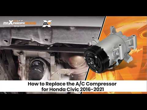How to Replace the A/C Compressor for Honda Civic 2016-2021