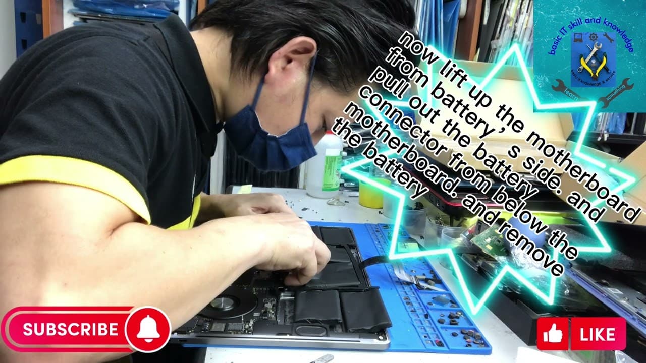 MacBook Pro A2141 battery replacement / मैकबुक प्रो ए२१४१ को बैटरी फेरने तरीका