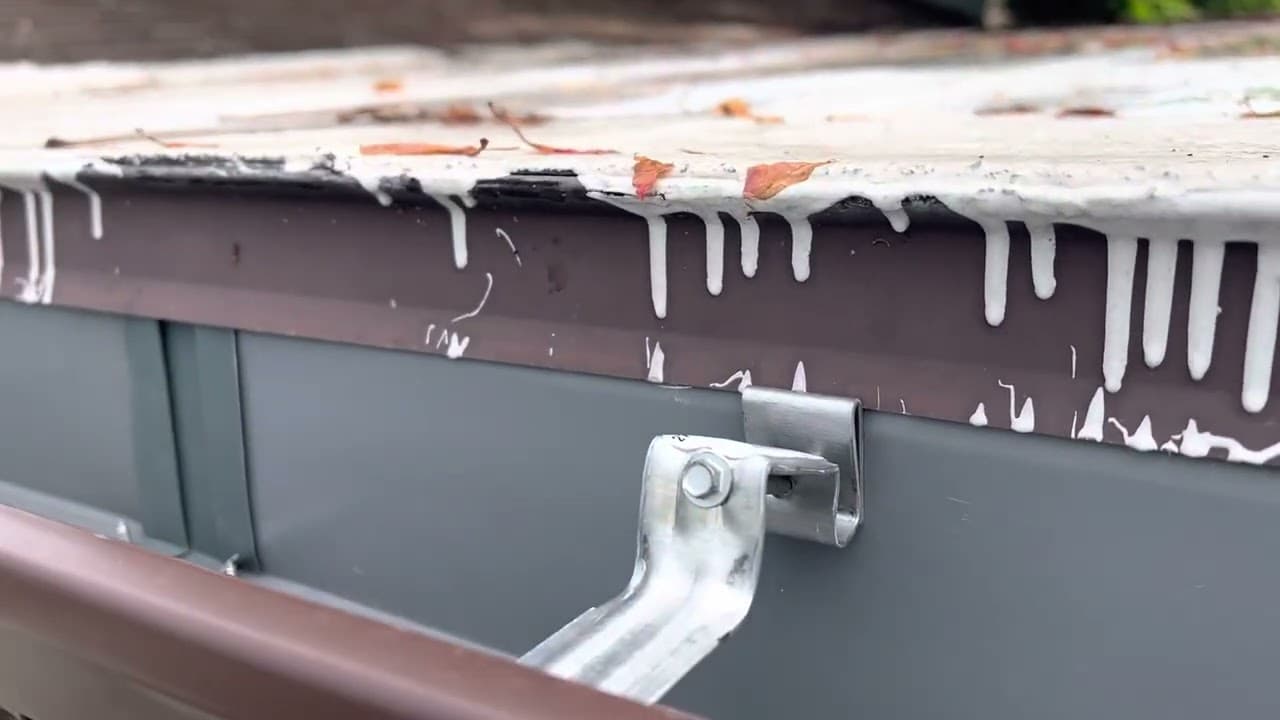 More on gutters, drip edge and hangers.