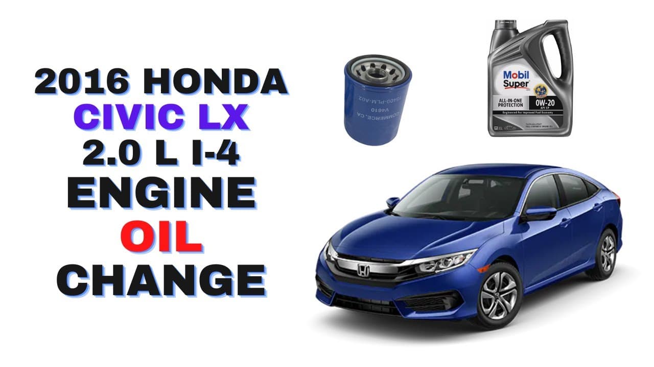 How To | Perform Engine Oil Change | 2016-2021 Honda Civic (10th Gen) | DIY