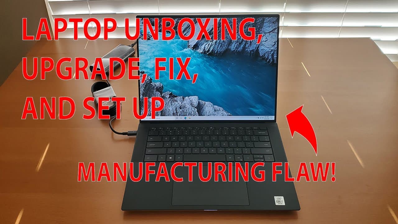 New Dell XPS15 9500 Unboxing, Upgrade, Setup