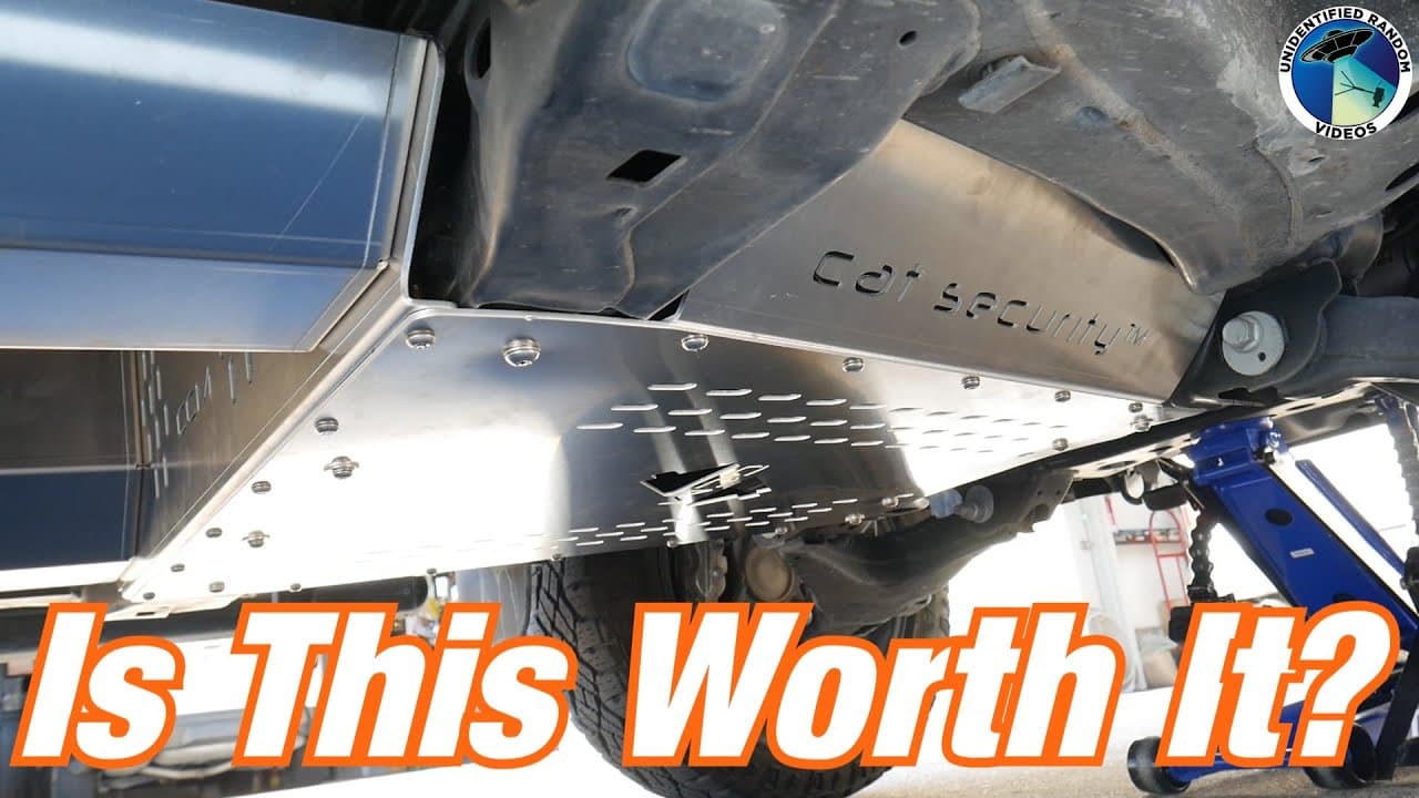 Catalytic Converter Anti-Theft Device for Toyota Tundra!