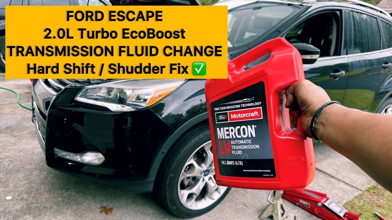 2013 - 2016 Ford Escape 2.0L Transmission Fluid change ( Rough Shift - Shudder Fix )