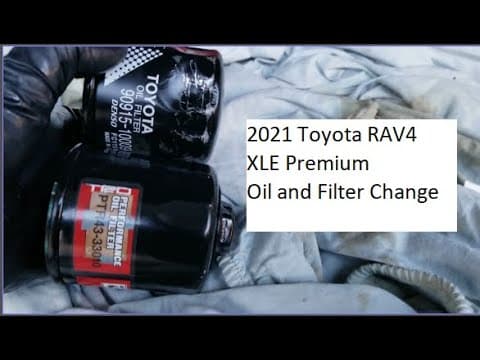 2021 Toyota RAV 4 XLE Premium Oil Change