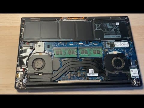 Dell XPS 15 Battery Replacement / Teardown