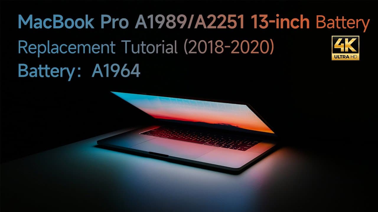 MacBook Pro A1989/A2251 13-inch Battery Replacement Tutorial (2018-2020)