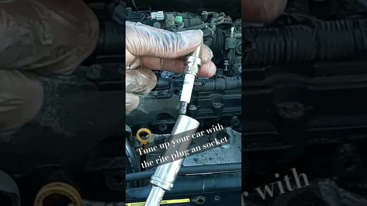 The important of using the right plug an socket for car tune up #sparkplug #engine